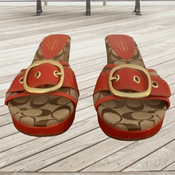 Coach GRETA Wedge Sandals NWOB - Picture 5 of 5